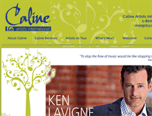 Tablet Screenshot of caline.com